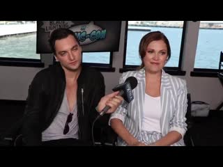 Video eliza at sdcc2019 on marrying bob via @extratv beliza the100 hows married life treating you the best decision i’ve eve