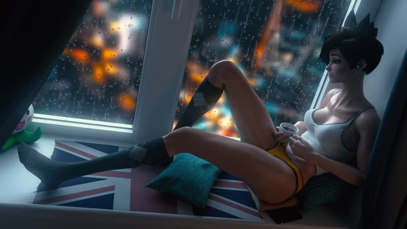 Овервотч трейсер, дождь / overwatch tracer rain