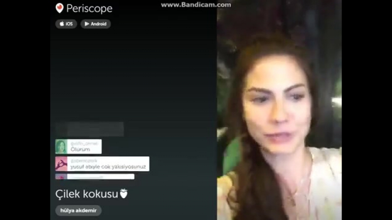 Hülya akdemir periscope yayını