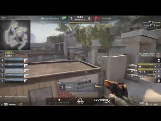 Flamie делает 3 headshot с deagle