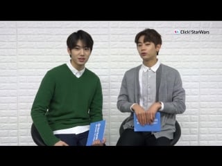 [video] 170201 ooon&jaeyong mc january ranking top 3 singers @ click! starwars