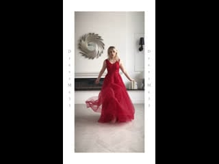 "amelia red" (s l) | реальная съемка проката dress me 33