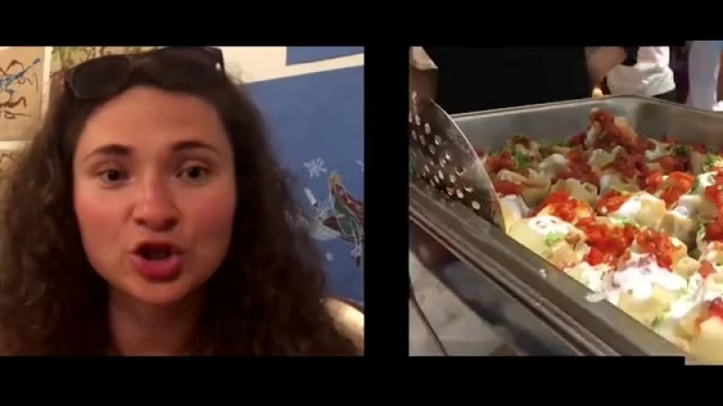 Як беларусы вучылі іншаземцаў у празе танчыць і есьці паляндвіцу