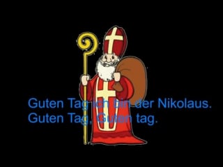 Guten tag ich bin der nikolaus mit text