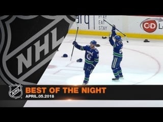 Sedin twins, brown, luongo highlight best of the night