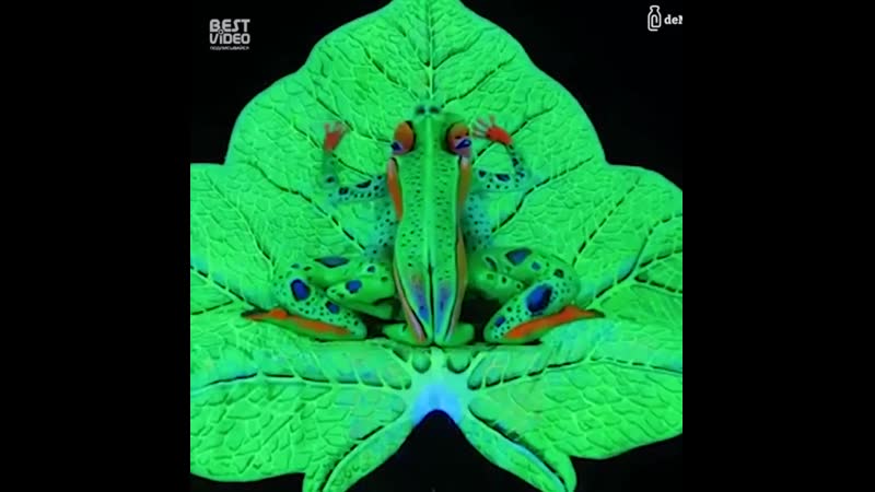 Боди арт иллюзии завораживает!