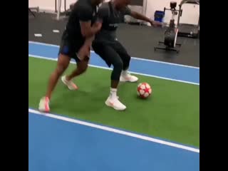 Ighalo training hard