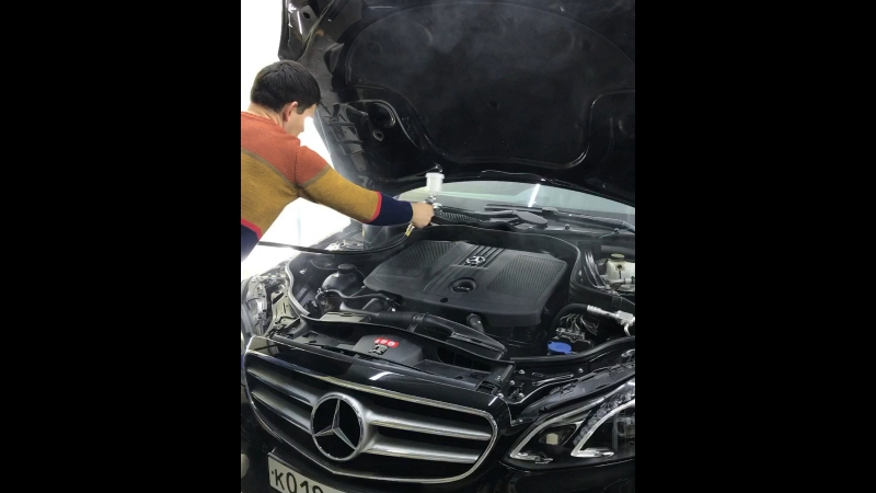 Консервация двигателя на mercedes w212