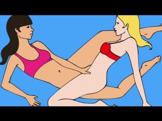 Простенькая подборка лесбийских поз\\the simple lesbian position circuit