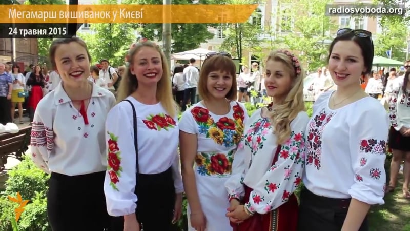 Это не мода, это наша идентичность в киеве прошел мегамарш вышиванок
