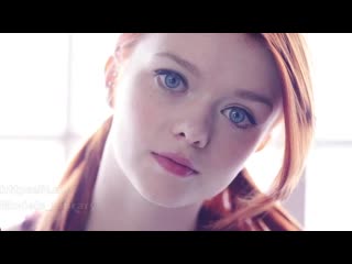 Lass from suicidegirls (redhead beauty tatooed body shaved blue lingerie small tits big eyes solo posing )