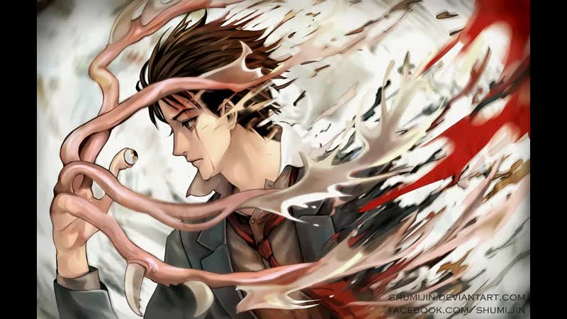 Аниме 2014 паразит учение о жизни 13 24 из 24 kiseijuu sei no kakuritsu все серии