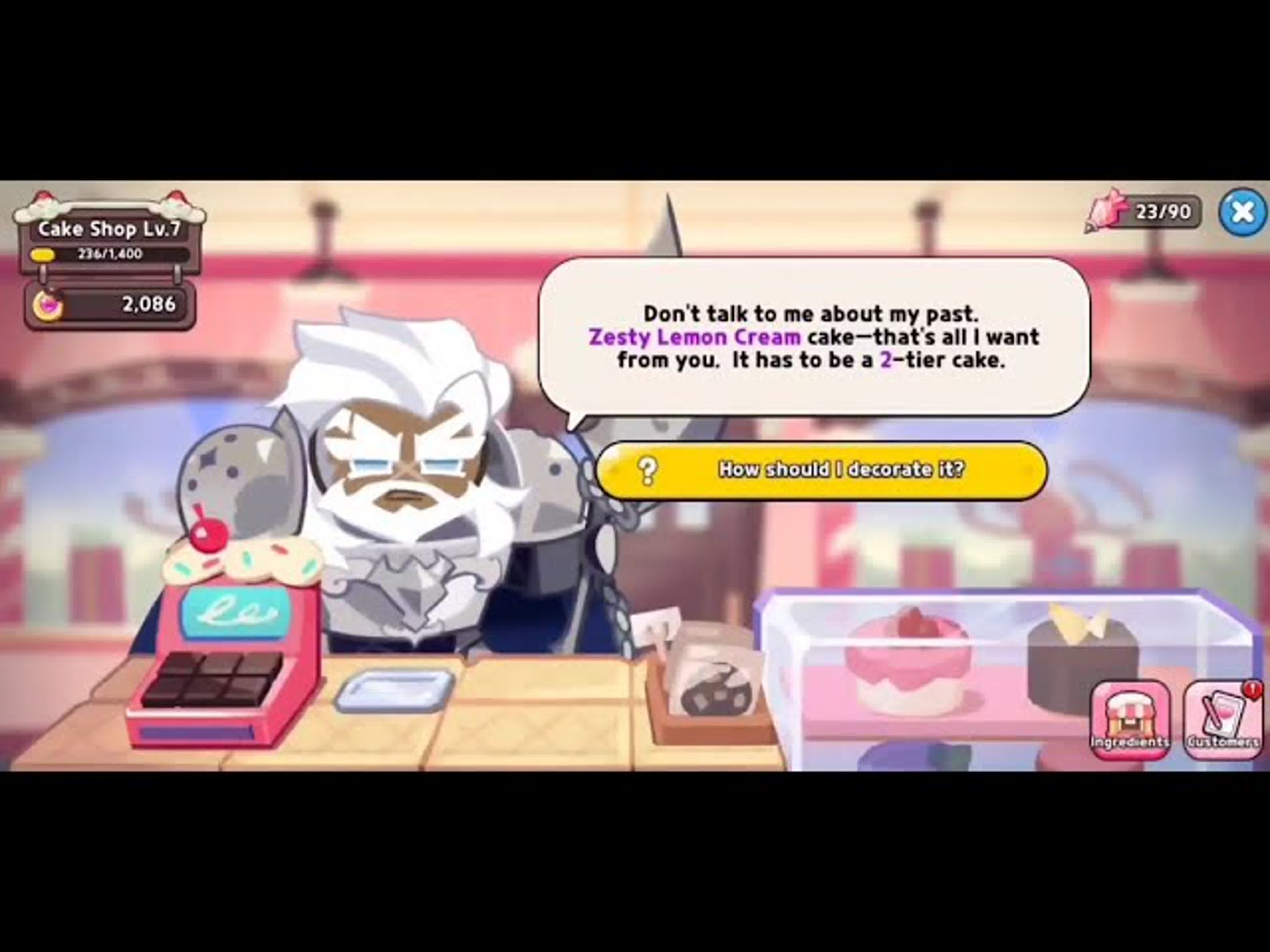 Holiday cake shop tea knight cookie (5 hearts review past comrades cake