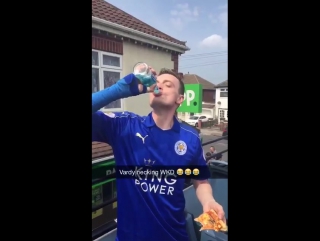 Jamie vardy having a party
