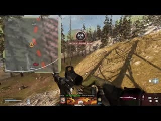 A rare mountain trucker tried to 4th party my fight noticed the minimap just in time this was the satisfying result warzone