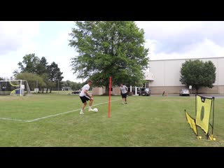Pre match tune up session low intensity first touch, passing and finishing training drills обрезка 01