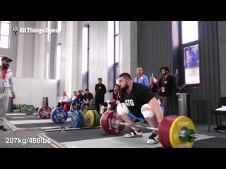 Lasha talakhadze strongest man in the world 207kg snatch 250kg clean & jerk session mp4
