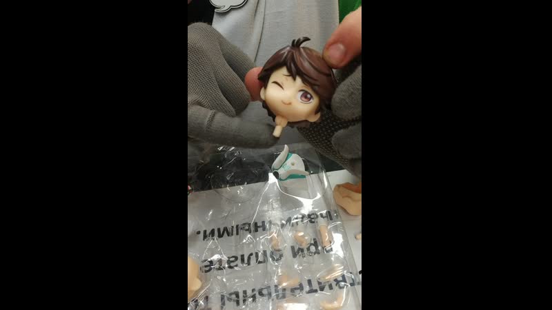 Анпакинг фигурки, бутлег нендороид тоору ойкава из аниме волейбол \ oikawa toru haikyuu!!