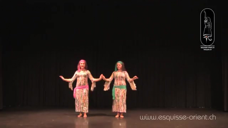 Elena fontana &amp; nadeshda senften esquisse d'orient bellydance competition 2014
