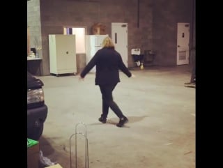 Caileybreneman #mindhunter day 3 @eileenstroup has got the moves