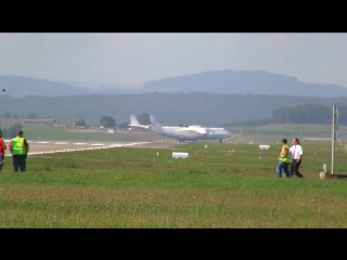 Antonov 225 “mriya“ amazing take off runway 16 at zrh