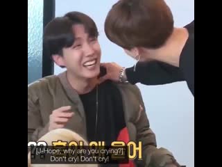Jahsjahs here hoseok is the correct representation of emoji he was trying hard not to but was laughing crying at the same tim