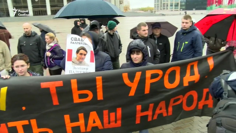 «марш абураных беларусаў» за 100 сэкундаў