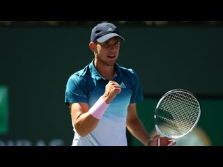 Thiem tames raonic to reach indian wells 2019 final