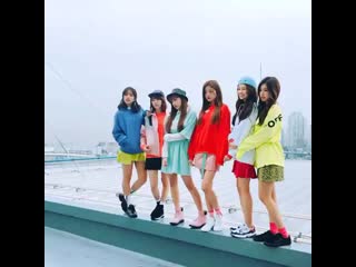 190323mini tkj's instagram update with an yujin, miyawaki sakura, jo yuri, jang wonyoung, kim minju and kang hyewon