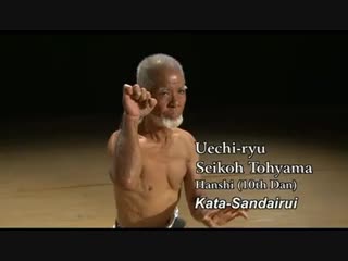 Seiko toyama (73 years old), 10th dan uechi ryu kata sandairui