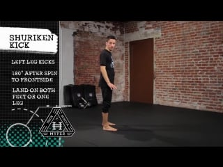 Learn tricking shuriken kick landing tricks terminology tutorials