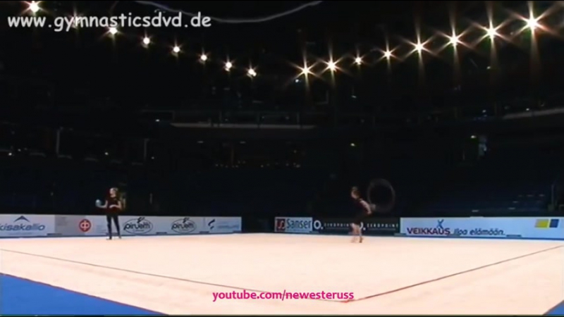 Katsiaryna halkina hoop training wc espoo 2016