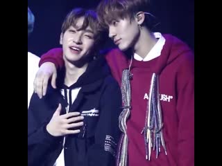 Sangyeon with eric during melting heart (2018)