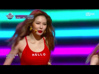 160811 hyuna how's this? @ m!countdown