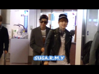 20131206　hanedaairport bts　suga