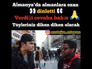 Almaniyada azan sesi