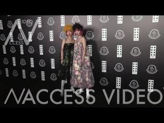 Liza koshy, elsa hosk, jordan barrett and more at moncler photocall in milan ( 480 x 480 ) mp4