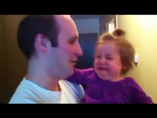Dad shaves beard and confuses his daughter very funny 1