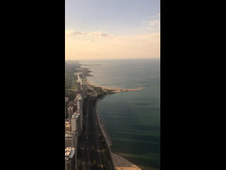 The view from the 95th floor hancock building