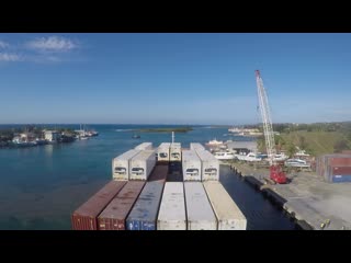 Vanquish arrival in french harbour roatan isles, honduras