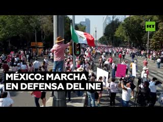 Miles de personas protestan contra la propuesta de reforma electoral de amlo