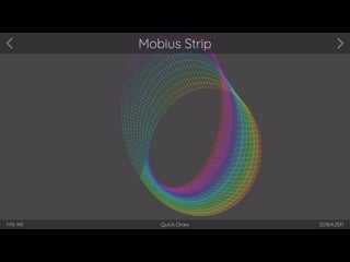 Quickdraw möbius strip demo