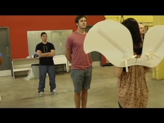 Paul becker choreographing lily collins armee hammer in mirror mirror