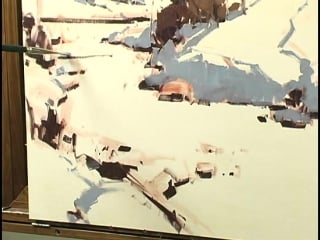 Scott l christensen painting large landscapes 1