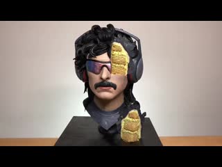 Торт в виде головы drdisrespect