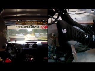 #rally with footcam on pedals