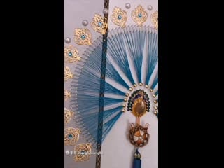 Искусство из гвоздя и шелковой нитки