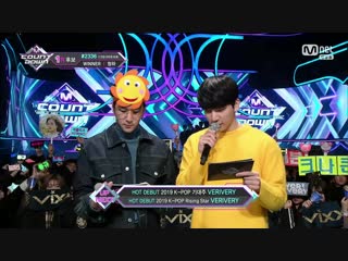 |190110| mc vixx ravi & hyuk cut @ mnet m countdown e601