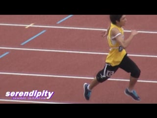 120710 woohyun hurdle fancam