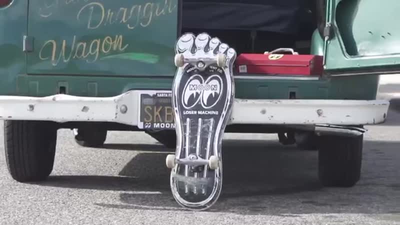 Loser machine x mooneyes gas pedal deck